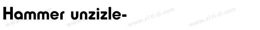 Hammer unzizle字体转换